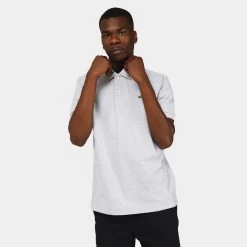 Lacoste Original L.12.12 Heathered Petit Piqué Cotton Polo Shirt / Grey