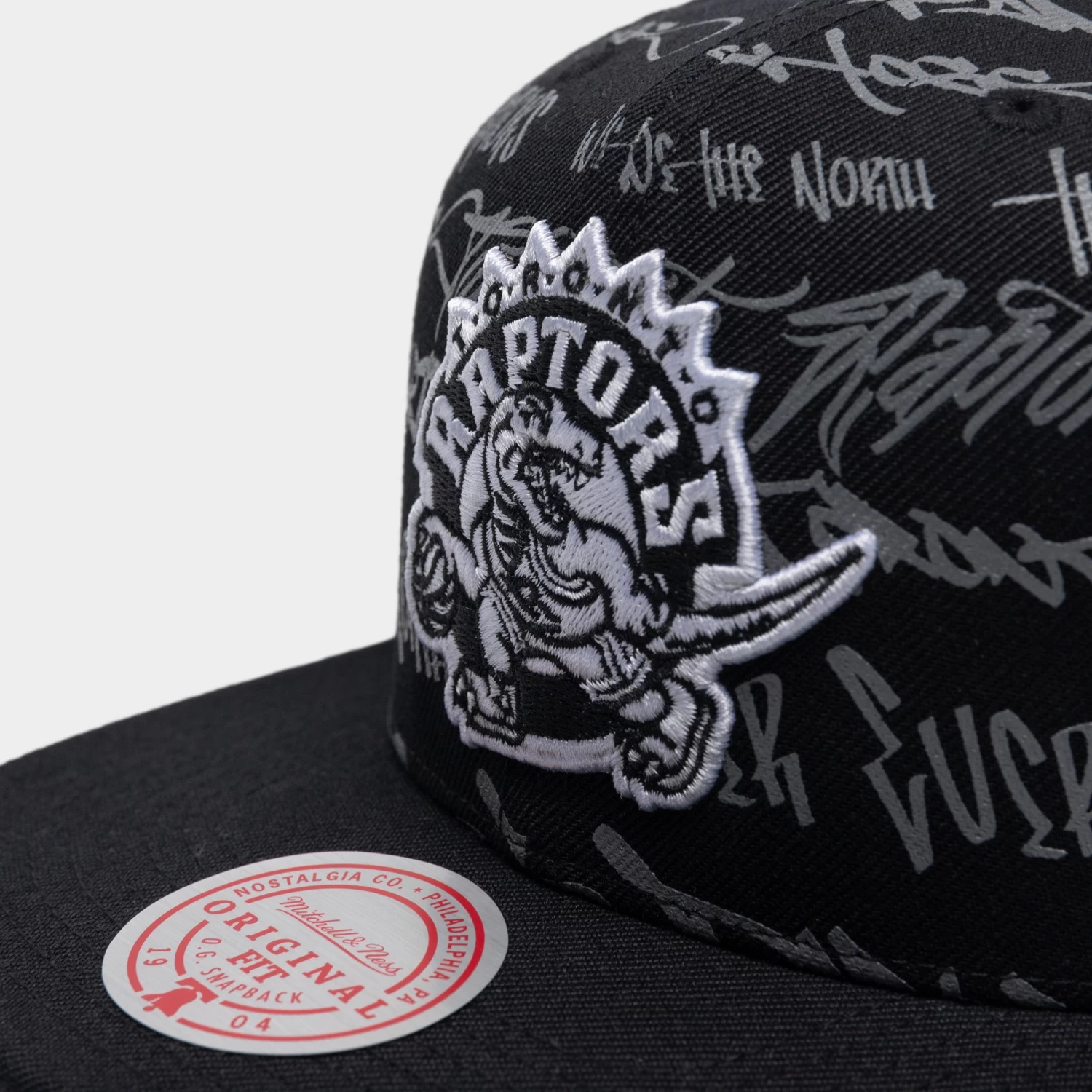 Mitchell & Ness Toronto Raptors Meaningful Words Snapback / Black - Image 4