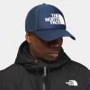 The North Face TNF Logo Trucker Cap / Summit Navy -Sports Fashion Clothing Store NF0A3FM3 8K2 tnf logo trucker summit navy A