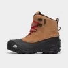 The North Face Juniors' Chilkat V Lace Waterproof Boot Almond Butter / TNF Black