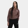 The North Face Women's Back New Fine Box Relaxed Pullover Hoodie / Deep Taupe