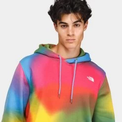 The North Face Allover Print Pullover Hoodie / Super Sonic Blue Gradient Print -Sports Fashion Clothing Store NF0A81YFIAX allover print pullover hoodie super sonic blue B