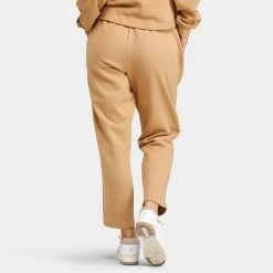 The North Face Women's Evolution Cocoon Sweatpants / Almond Butter -Sports Fashion Clothing Store NF0A84GY I0J women s evolution cocoon fit sweatpant E