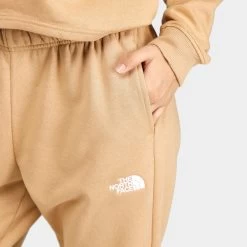 The North Face Women's Evolution Cocoon Sweatpants / Almond Butter -Sports Fashion Clothing Store NF0A84GY I0J women s evolution cocoon fit sweatpant F