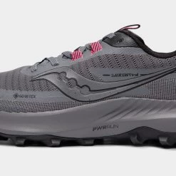 Saucony Women’s Peregrine 13 GTX Gravel / Black -Sports Fashion Clothing Store S10841 05 saucony women s peregrine 13 gtx gravel black 6