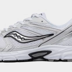 Saucony Ride Millennium White / Silver - Black -Sports Fashion Clothing Store S70812 5 saucony ride millenium white silver black 6