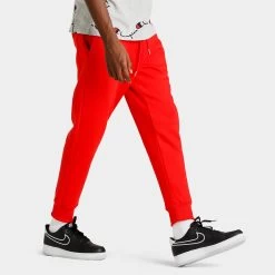 Sonneti London Fleece Joggers / Red -Sports Fashion Clothing Store SNTTM12523 RED sonneti london joggers red D