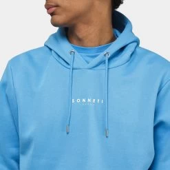 Sonneti London Pullover Hoodie / Azure Blue -Sports Fashion Clothing Store SNTTM13194 119 sonneti london pullover hoodie azure blue D