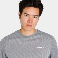 Sonneti Sport Riley Performance T-shirt / Grey -Sports Fashion Clothing Store SSPTM10001 sonneti riley t shirt grey B