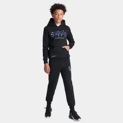 Supply & Demand Junior Boys' Paris Gothic Pullover Hoodie / Black -Sports Fashion Clothing Store SUP16753 090 M2