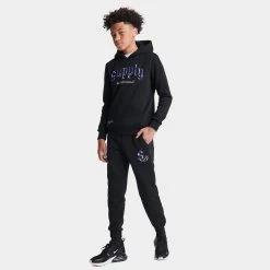 Supply & Demand Junior Boys' Paris Gothic Joggers / Black -Sports Fashion Clothing Store SUP16755 090 M2