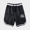 Supply & Demand Junior Boys' Paisley Varsity Basketball Shorts / Black