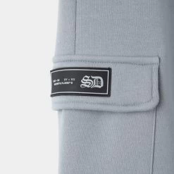 Supply & Demand Junior Boys' Meana Cargo Joggers / Weathervane -Sports Fashion Clothing Store SUPTJ16754 supply and demand meana cargo joggers grey red 4