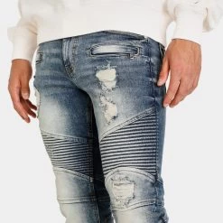 Supply & Demand Chaos Jeans / Blue -Sports Fashion Clothing Store SUPTM15753 supply demand chaos jeans blue F