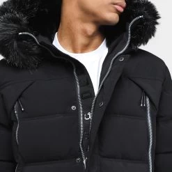 Supply & Demand Arctic Parka Jacket / Black -Sports Fashion Clothing Store SUPTM16107 supply demand arctic parka jacket black D