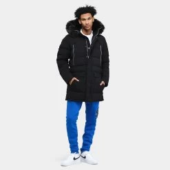 Supply & Demand Arctic Parka Jacket / Black -Sports Fashion Clothing Store SUPTM16107 supply demand arctic parka jacket black E