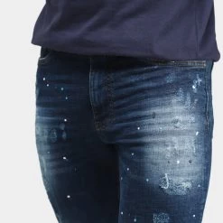 Supply & Demand Dallas Jeans / Dark Indigo Wash -Sports Fashion Clothing Store SUPTM16166 supply demand dallas jeans blue F