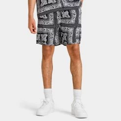 Supply & Demand Paisley Riviera Shorts Black / Grey