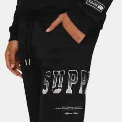 Supply & Demand Trapper Joggers / Black -Sports Fashion Clothing Store SUPTM16670 BLK supply demand trapper joggers black F