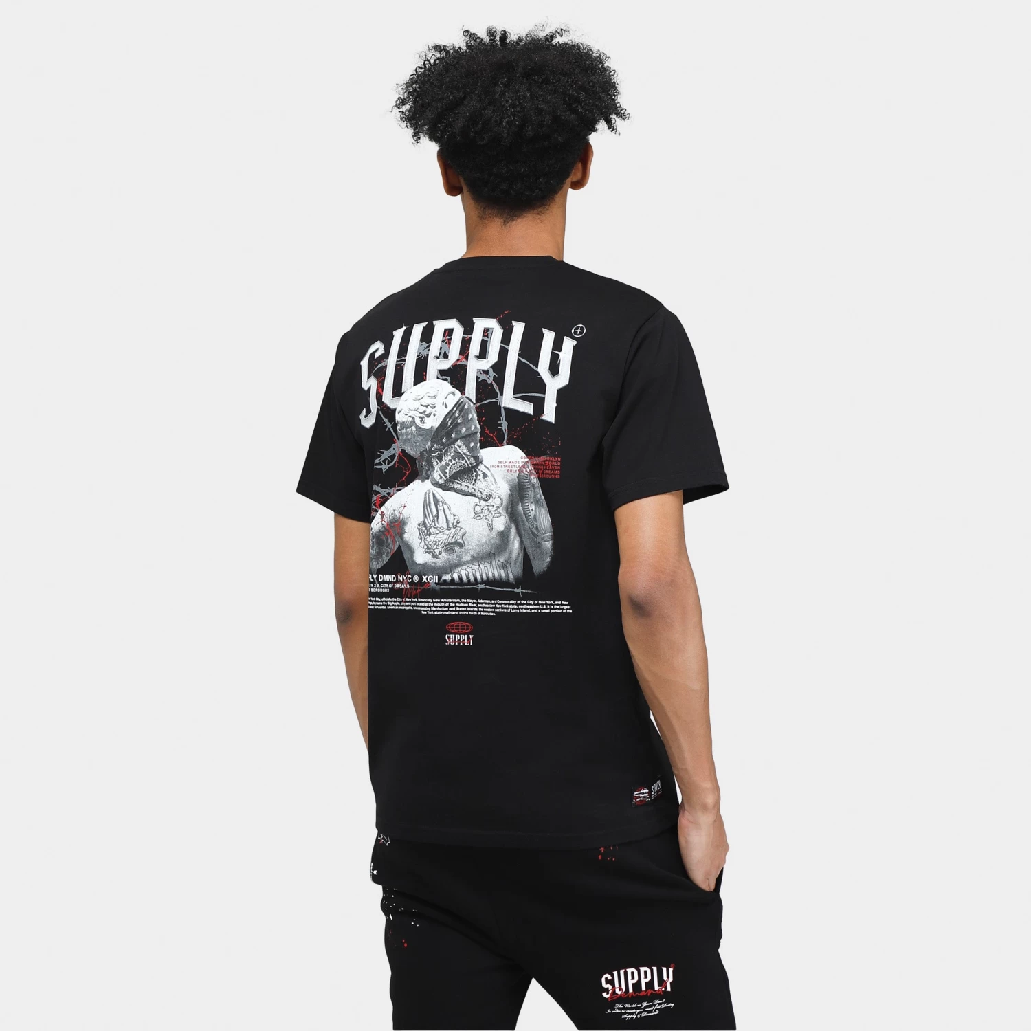 Supply & Demand Razor T-shirt / Black 4 Supply & Demand Razor T-shirt / Black - Image 2