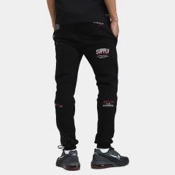 Supply & Demand Hackney Joggers / Black -Sports Fashion Clothing Store SUPTM17047 007 supply demand hackney joggers black E