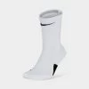 Nike Elite Crew Basketball Socks White / Black - Black -Sports Fashion Clothing Store SX7622 100 nike elite crew basketball socks white black black 2
