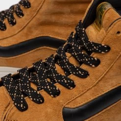 Vans Sk8-Hi XL Nubuck Honey Gold / Black -Sports Fashion Clothing Store VN0005UFZV4 vans old skool nubuck honey gold black 6