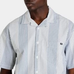 Vans Wheeler Buttondown Shirt / White -Sports Fashion Clothing Store VN0007WZWHT vans wheeler t shirt white D