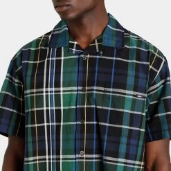 Vans Grisham Buttondown Shirt Black / Eden -Sports Fashion Clothing Store VN0007XABVA vans grisham t shirt black eden D