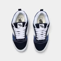 Vans Knu Skool Navy / White -Sports Fashion Clothing Store VN0009QCNWD vans knu skool navy white 1