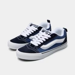 Vans Knu Skool Navy / White -Sports Fashion Clothing Store VN0009QCNWD vans knu skool navy white 2