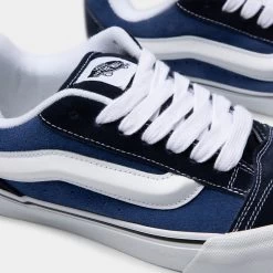 Vans Knu Skool Navy / White -Sports Fashion Clothing Store VN0009QCNWD vans knu skool navy white 3