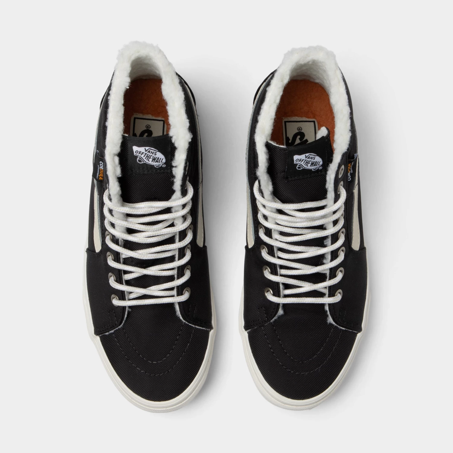 Vans SK8-Hi Cordura Sherpa Black / Marshmallow - Image 5