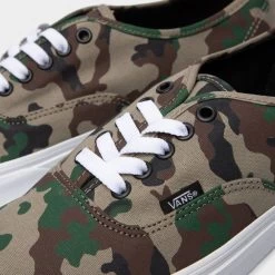 Vans Authentic Camo Olive / White -Sports Fashion Clothing Store VN0A5JMPY33 ua authentic 6