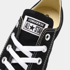 Converse Women's Chuck Taylor All Star Low Black / White -Sports Fashion Clothing Store W9166 BLK P3
