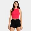 Champion Women's Classic Script Ribbed Tank Top / Patrol Red