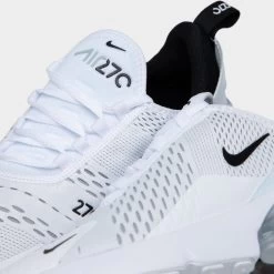 Nike Air Max 270 White / Black - White -Sports Fashion Clothing Store ah8050100 nike air max 270 white black white 6