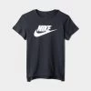 Nike Junior Girls' Sportswear T-shirt Black / White -Sports Fashion Clothing Store ar5088010 t dptl basic futurablkwh 1