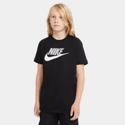 Nike Sportswear Junior Boys' Futura Icon T-shirt Black / Light Smoke Grey