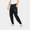 Nike Sportswear Club Fleece Joggers Black / Black - White -Sports Fashion Clothing Store bv2671010 nike sportswear club joggers brushedback black black white B