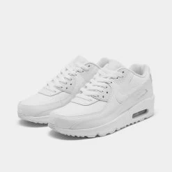 Nike Air Max 90 LTR GS White / White - Metallic Silver -Sports Fashion Clothing Store cd6864100 nike air max 90 ltr gs 2