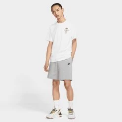 Nike Sportswear Tech Fleece Shorts Dark Grey Heather / Black -Sports Fashion Clothing Store cu4503063 m nsw tch flc short G