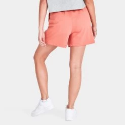 Nike Women's Sportswear Jersey Shorts Madder Root / White -Sports Fashion Clothing Store dm6728827 nike jersey short D