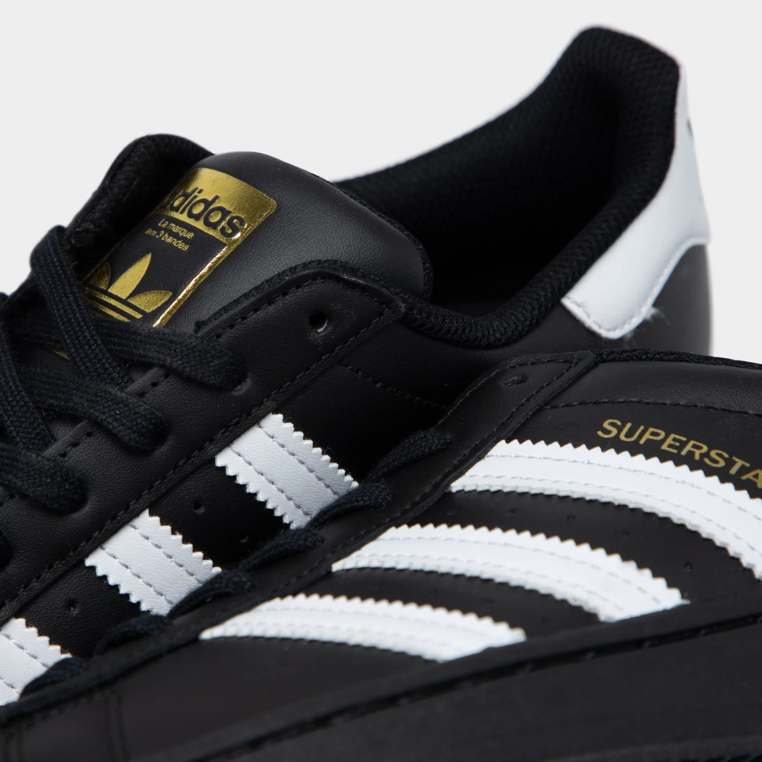 Adidas Originals Juniors' Superstar Core Black / Cloud White - Core Black - Image 3