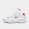 Reebok Question Mid White / White / Red -Sports Fashion Clothing Store gx0230 question mid whitered 1