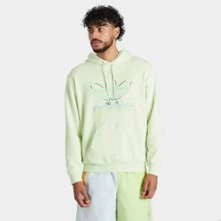 Adidas Originals Trefoil Pullover Hoodie / Almost Lime