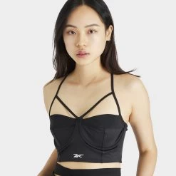 Reebok X Cardi B Women’s Bralette / Black -Sports Fashion Clothing Store hs4294 cardi bralette 2