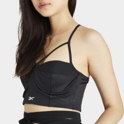 Reebok X Cardi B Women’s Bralette / Black -Sports Fashion Clothing Store hs4294 cardi bralette 4