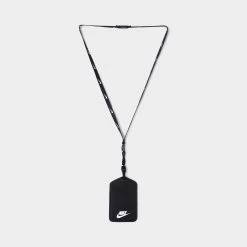 Nike Lanyard ID Badge Black / Black - White -Sports Fashion Clothing Store n1002322091ns lanyard id badge 1