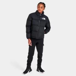 The North Face Juniors' 1996 Retro Nuptse Jacket / TNF Black -Sports Fashion Clothing Store nf0a7wqojk3 teen 96 nuptse jkt B